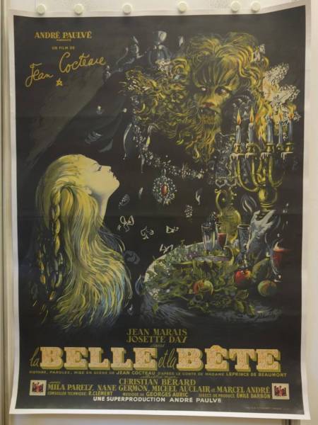 Es war einmal - Die Schöne und die Bestie originales Filmplakat aus Frankreich (1946)
